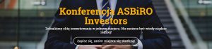 Konferencja Asbiro Investors - prelegenci
